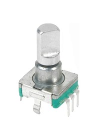 Resim Ayt Oto Pot Basmalı Kısa Metal Kafa Yarım Ay 5 Pin Oto Teyp Radyo Analog Klima Çevirme Aparatı 