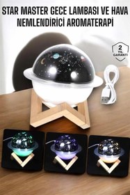 Resim shopwave Aromaterapi Ha Nemlendirici Masa ve Gece Lambası 