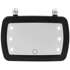 Resim Geeksen Araç Led Makyaj Aynası - Dokunmatik Açma/kapama, 6 Ayarlanabilir Led, Evrensel Montaj 