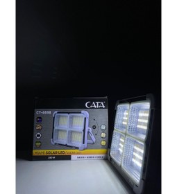 Resim Cata Ct-4698 Miami Solar Led Projektör ( GÜNEŞ ENERJİSİ İLE ŞARJ EDİLEBİLİR ) 