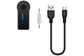 Resim Aydogan's Bluetooth Araç Kiti Aux Çıkışlı Telefon Müzik Alıcı Tüm Cihazlara Uyumlu 