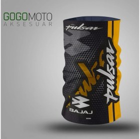 Resim Kaly Bajaj Maske-Boyunluk Turuncu 