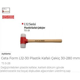 Resim Ceta Form L12-30 Plastik Kafalı Çekiç 30-280 Mm 