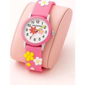Resim Rodium Çocuk Kol Saati Çoklu Çiçek Desenli 12023 