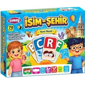 Resim İsim Şehir Kart Oyunu 70 Kart Eğitici Aile Ve Çocuk Oyunu 4+ Yaş Zeka Oyunu 