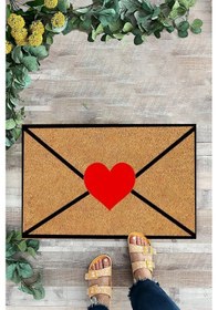 Resim Zarf, Kalp, Mektup Deseni, İç Ve Dış Kapı Önü Paspası 