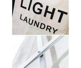 Resim Home 3 Bölmeli Katlanabilir Çamaşır Sepeti – Siyah, Beyaz ve Gri Renklerde, Dayanıklı ve Şık Tasarım, Makinede Yıkanabilir Kumaşlı, Alüminyum Gövdeli, 64X42X58 cm Boyutlarında 