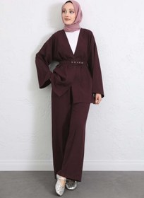 Resim Salih Çelebi Kemerli Kimono Takım 0047 - MÜRDÜM 