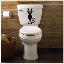 Resim TSC Wc Klozet için Kedi Sticker Yapıştırma Model3 