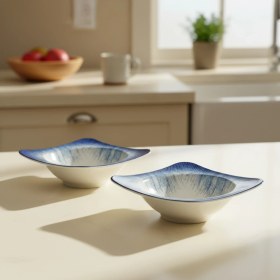 Resim Güral Porselen Spinoza 6 Parça 15 x 15 cm Bone Kase Takımı - 845P 