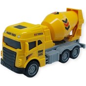 Resim İş Makinaları Serisi - Sürtmeli Mikser 12 Cm - 3624 Sarı 