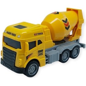 Resim İş Makinaları Serisi - Sürtmeli Mikser 12 Cm - 3624 Sarı 