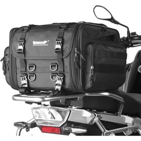 Resim Rhinowalk 60-80L Genişletilebilir Su Geçirmez Motosiklet Kuyruk Çantası 