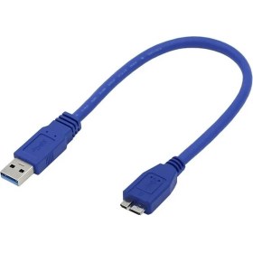 Resim Koodmax 30CM - USB 3.0 HDD Harddisk Kablosu - USB 3.0 A Erkek To Micro B Erkek Kablo 