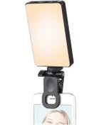 Resim Teltree 120 Led'li Taşınabilir Klipsli Işık - 2500k-9000k Renk Sıcaklığı, Ayarlanabilir Parlaklık, Dahili Pil - Telefon, Tablet, Bilgisayar Uyumlu 