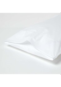 Resim Yastık Kılıfı 2 Adet %100 Pamuk Yastık Kılıfı Seti - Beyaz 