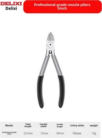 Resim Reedark Endüstriyel Profesyonel 5 İnç Kalın Uçlu penset, İnce Bıçaklı Kesici Ve Delici, Elektrikçi Ve Model İşleri İçin Çok Amaçlı Zımba 