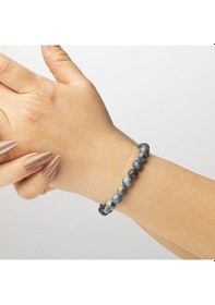 Resim Sodalit Doğal Taş Bileklik 8 Mm Dingin Zihin Renkli 