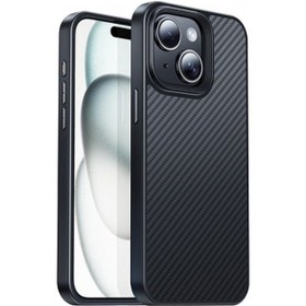 Resim Hoco-iPhone Uyumlu 15 As7 Kılıf Manyetik Magsafeli Telefon Kılıfı 