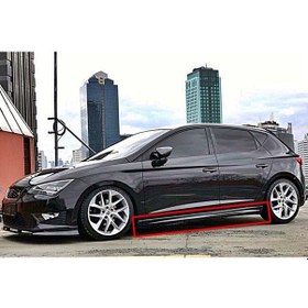 Resim Seat Leon Mk3 R Uyumlu Marşpiyel Sağ Sol Takım Fiberglass Boyasız 