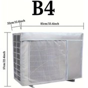 Resim Lumaworld B4 Outdoor Klima Koruyucu Kılıf Toz Güneş Örtüsü 
