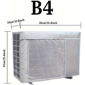 Resim Lumaworld B4 Outdoor Klima Koruyucu Kılıf Toz Güneş Örtüsü 