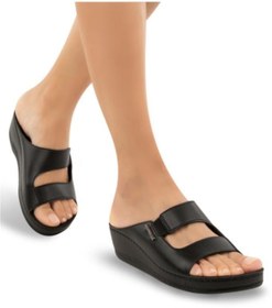 Resim Muya Panna 31136-001 Topuk Jelli Anatomik Taban Kadın Terlik Siyah 36-40 
