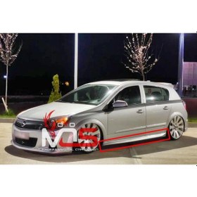 Resim Opel Astra H Aero Marşpiyel Sağ Sol Takım Fiberglass Boyasız 