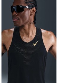 Resim Nike Aeroswift X Jakob Dri Fit Adv Running Singlet Erkek Koşu Atleti Siyah 