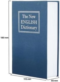 Resim Senon Kitap Görünümlü Kumbara Gizli Para Kasası Çelik Kilitli Kitap Kumbara Lacivert 