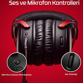 Resim Hyperx 727a8aa Cloud III Siyah Mikrofonlu Kablolu Oyuncu Kulaklığı 