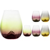 Resim Mikasa Moor P342.364632 Colorful 6'lı Su Bardağı 485ml 