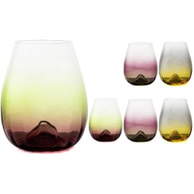 Resim Mikasa Moor P342.364632 Colorful 6'lı Su Bardağı 485ml 
