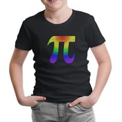 Resim Lord T-Shirt Matematik - Pi 2 Siyah Çocuk Tshirt 