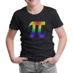 Resim Lord T-Shirt Matematik - Pi 2 Siyah Çocuk Tshirt 