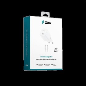 Resim Ttec 2scg20lb Smartcharger Pd 20w Seyahat Hızlı Şarj Aleti+type-c - Lightning 150cm 