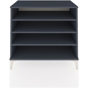 Resim Hyperion Şifonyer 3 Raflı 88x44x80 Antrasit-antrasit Antrasit 