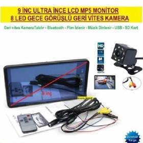 Resim ucuzcu market 9 Inç Ultra Ince Lcd Mp5 Monitor Usb Girişi+sd Kart 