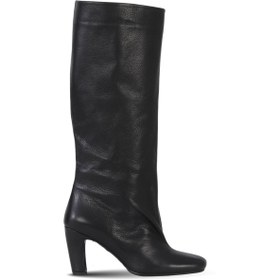 Resim Bueno Shoes Siyah Deri Kadın Topuklu Çizme 39wc2958 