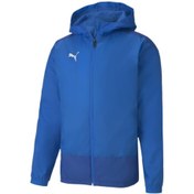 Resim Puma Teamgoal 23 Training Rain Jacket Erkek Futbol Antrenman Yağmurluk 65655902 Mavi 