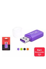 Resim HADRON HDX7024 USB Kart Okuyucu MicroSD - Çok Renkli 
