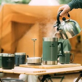 Resim Klasik French Press Termos 1.4 Lt Yeşil 