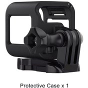 Resim E2031-gopro Oturum 5 4 Temperli Cam Ekran Koruyucu İçin Go Pro Oturum 4 5 Gopro Hero 5 Oturum Kamera Aksesuarları Için Çerçeve Kılıf 