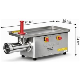 Resim Boğaziçi No 32 Sök Tak Kafa Ekonomik Kıyma Makinesi 380v 