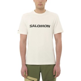 Resim Salomon Salomon Logo Erkek Beyaz Tişört 