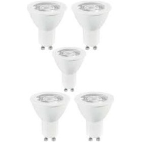 Resim Osram 5'Li Paket 5W Gu10 Duylu Led Ampul G.Işığı Sarı Işık 