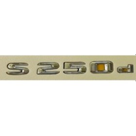 Resim Mercedes Uyumlu Yazı S 250d Krom 