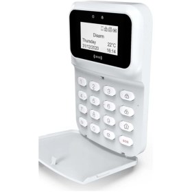 Resim Opax SZR-1881 Kablolu LCD Ekranlı Rfıd Destekli Keypad / Tuş Takımı (2545/2646/2747 Paneller Için) 