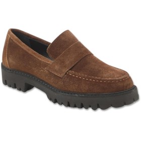 Resim SİYAH Kadın Oxford\u002FAyakkabı MX-M.22540D ZL Giuseppe Mengoni Oxford Süet Taba (R402) 