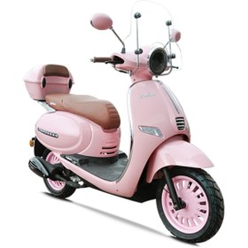 Resim Yuki Bellini 50 Benzinli Scooter - Pembe 